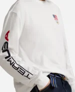 Olympic Team USA 2026 Jersey Graphic White T-Shirt