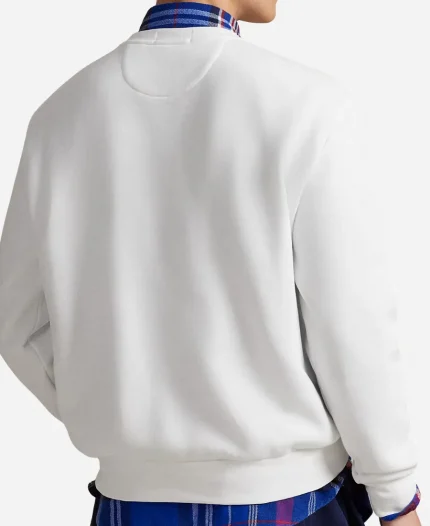 Olympic Team USA 2026 Polo Bear White Pullover Sweatshirt