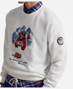 Olympic Team USA Polo Bear Sweatshirt - White
