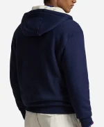 Olympics Team USA 2026 Fleece Full-Zip Hoodie - Navy Blue