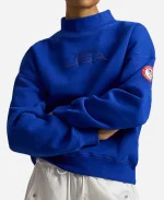 Olympics Team USA 2026 Fleece Mockneck Team USA Mockneck