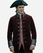 Outlander S07 David Berry Maroon Coat