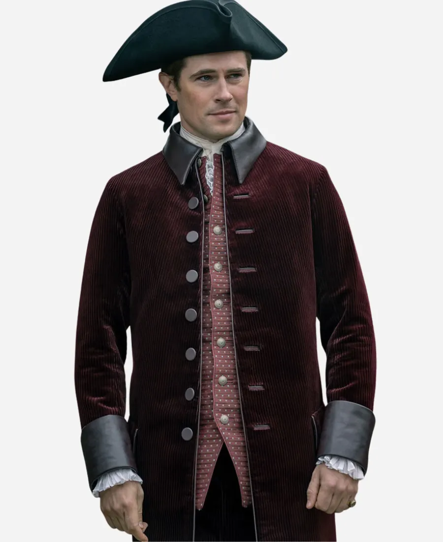 Outlander S07 David Berry Maroon Coat Outlander S07 David Berry Maroon Coat