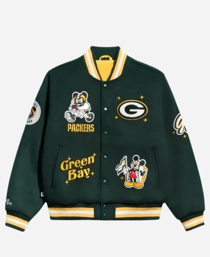 Packers x Mickey Mouse Varsity Jacket