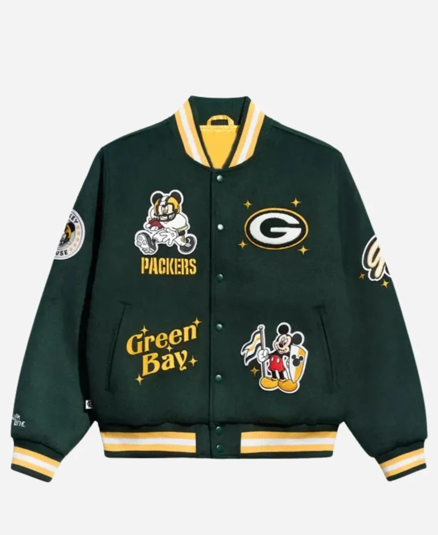 Packers x Mickey Mouse Varsity Jacket Packers x Mickey Mouse Varsity Jacket