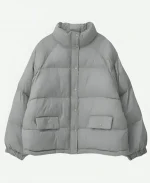 Park Bo-young Grey Puffer Jacket