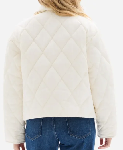 Park Bo-young  Our Unwritten Seoul Season 01 Yoo Mi-ji Puffer JacketWhite