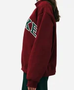 Parke Holiday Varsity Mockneck Sweatshirt - Maroon