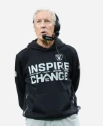 Pete Carroll Las Vegas Raiders 2025 Inspire Change Hoodie
