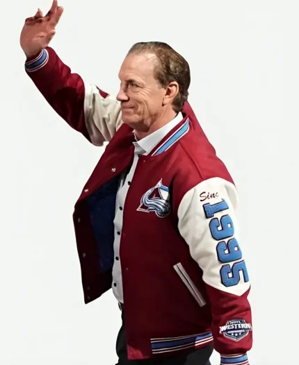 Peter Forsberg Avalanche 30th Anniversary Maroon Jacket