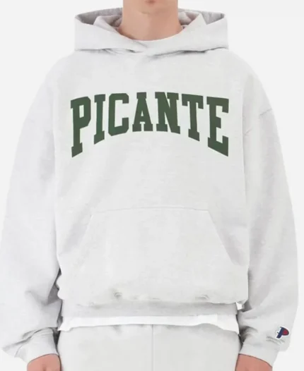 Picante Grey Fleece Hoodie