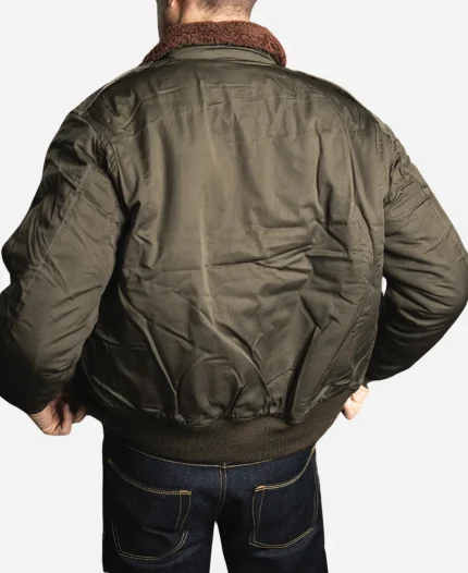 Pike Brothers 1943 B10 Flight Olive Green Bomber Jacket