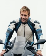 Pillion Alexander Skarsgård White Leather Jacket
