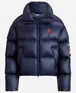 Polo Ralph Lauren Flag Mid-Navy Blue Weight Down Puffer Jacket