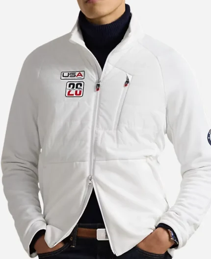 Polo Ralph Lauren Olympic Team USA 2026 Hybrid White Jacket