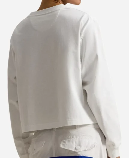 Polo Ralph Lauren Olympic Team USA 2026 Polo Bear Long-Sleeve T-Shirt - White