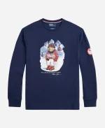 Polo Ralph Lauren Olympic Team USA 2026 Polo Bear Navy Blue T-Shirt