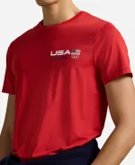 Polo Ralph Lauren Team USA 2026 Stretch Jersey Red T-Shirt