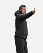 Portuguese Football Manager Marco Silva Black Puffer Hooded Jacket