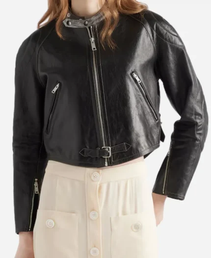 Prada Black Leather Jacket