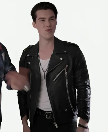 Reggie Peters Julie and the Phantoms Black Leather Jacket