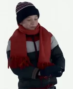 River Drosche A Christmas Story Christmas Color Block Hooded Puffer Jacket