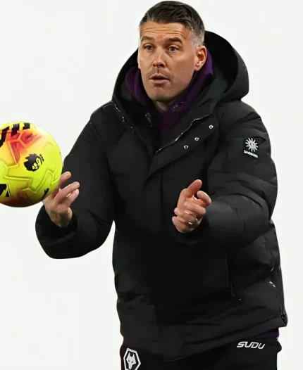 Rob Edwards Wolves Hooded Puffer Jacket