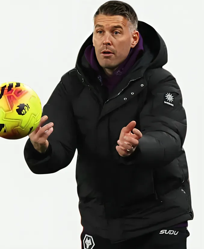 Rob Edwards Wolves Hooded Puffer Jacket Rob Edwards Wolves Hooded Puffer Jacket