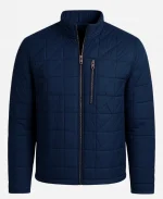 Robert Buckley Blue Puffer Jacket