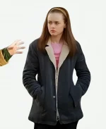 Rory Gilmore Gilmore Girls Alexis Bledel Blue Shearling Jacket