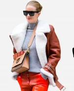 Rosie Huntington-Whiteley Shearling Jacket