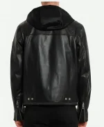 Ross Butler Tv Show 13 Reasons Why Black Striped  Leather Jacket