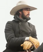 Ryan Bingham Yellowstone Wool Peacoat