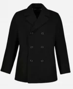 Ryan Bingham Yellowstone Wool Peacoat - Black