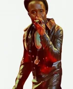 Saboozey SNL Perform A Bar Black Leather Jacket