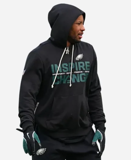 Saquon Barkley Eagles Inspire Change Hoodie