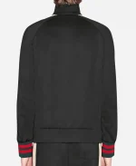 Savonches Gucci Logo Striped Black Track Jacket