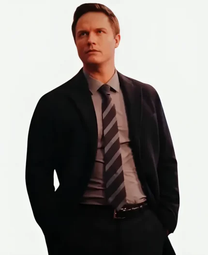 Scott Porter Ginny & Georgia 2021 Mayor Paul Randolph Black Suiting Blazer