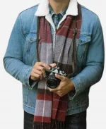 Sean A Picture Perfect Holiday Blue Sherpa Denim Jacket