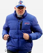 Sean McDermott Bills Puffer Jacket