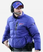 Sean McDermott Bills Puffer Jacket - Blue