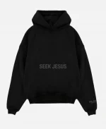 Seek Jesus Pullover Hoodie - Black