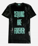Sequins Are Forever T-Black Shirt