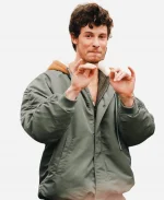 Shawn Mendes Paris Fashion Week Hooded Bomber Jacket - Green