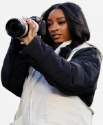 Simone Biles Media White Vest