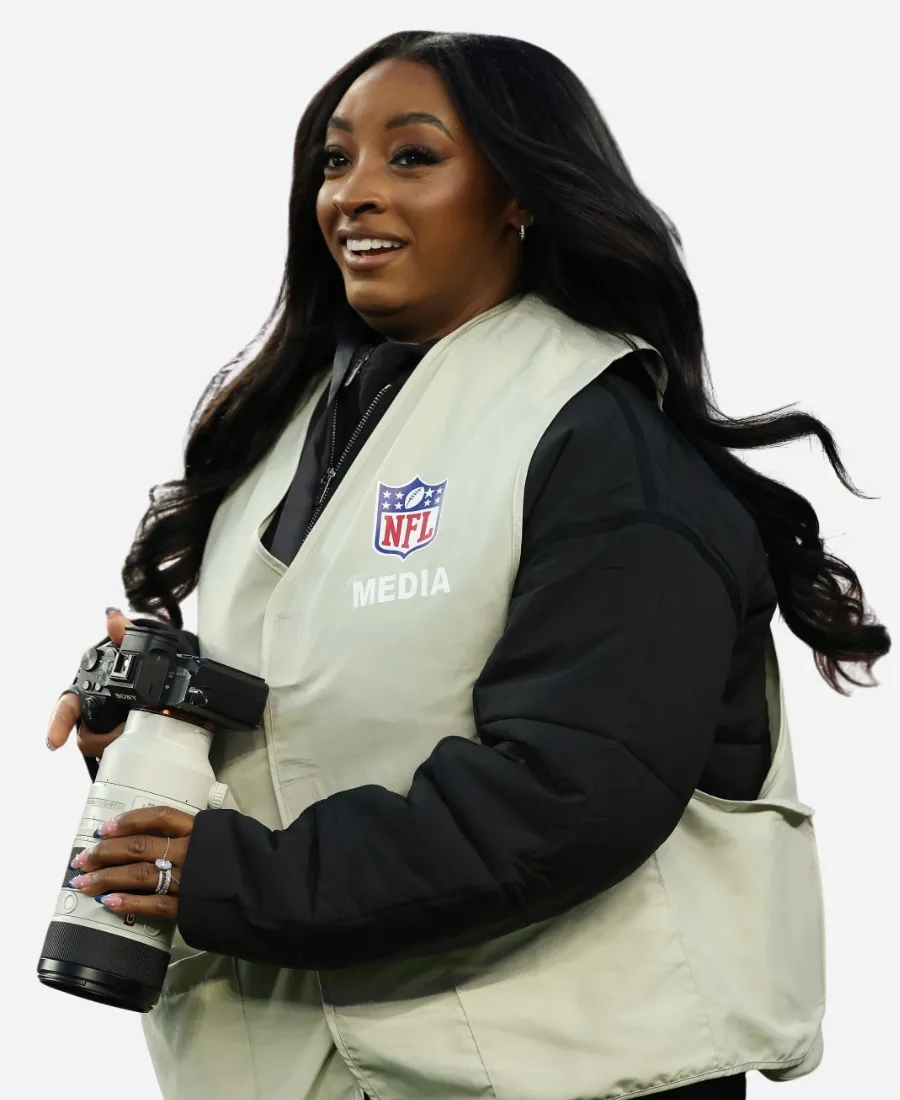 Simone Biles NFL Media Vest Simone Biles NFL Media Vest