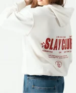 Slay Club Grey Pullover Hoodie