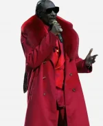 Snoop Dogg Halftime Show Christmas Red Coat