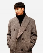 Son Heung-min Premier League LAFC Tweed Coat - Grey