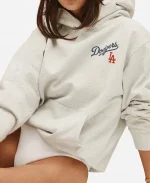 Sporty & Rich LA Dodgers Serif Pullover Hoodie